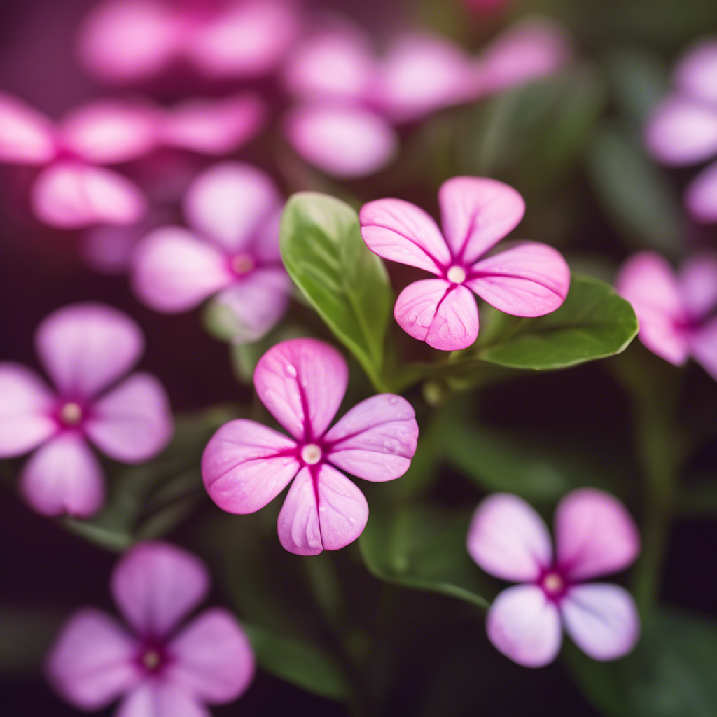 Rosy Periwinkle (Catharanthus roseus)