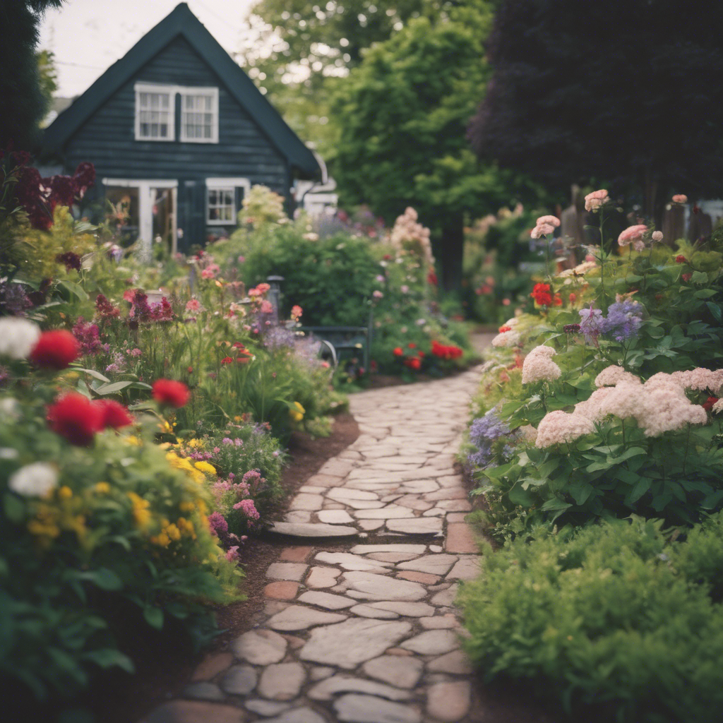 Cottage Garden Pathway in Salem
