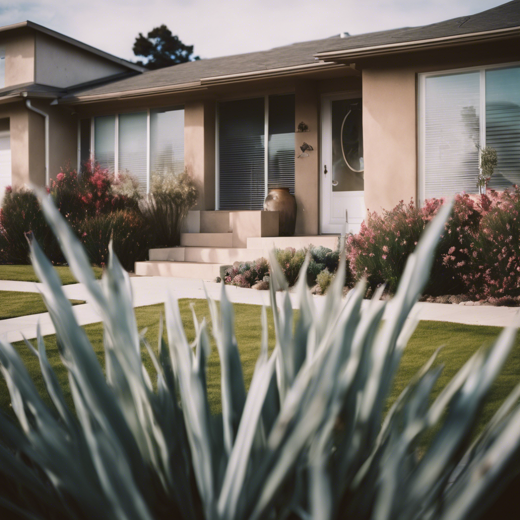 Modern front yard in Salinas