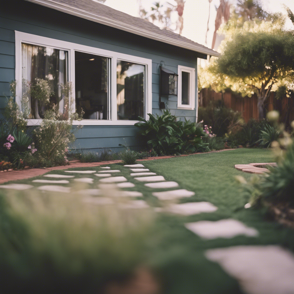 Cottage Back Yard in San Diego