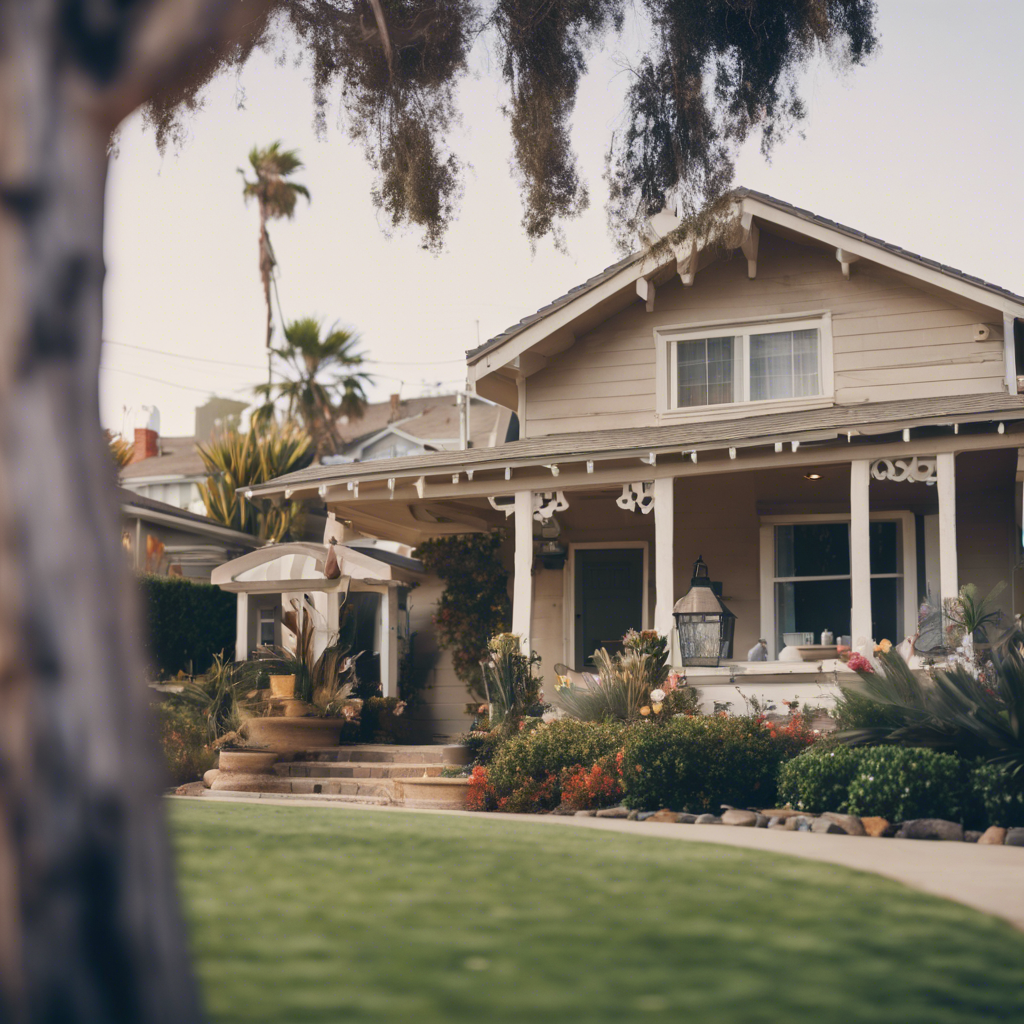 Cottage Front Yard in San Diego