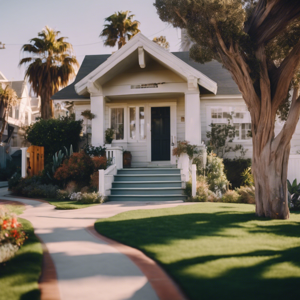 Cottage Front Yard in Santa Monica