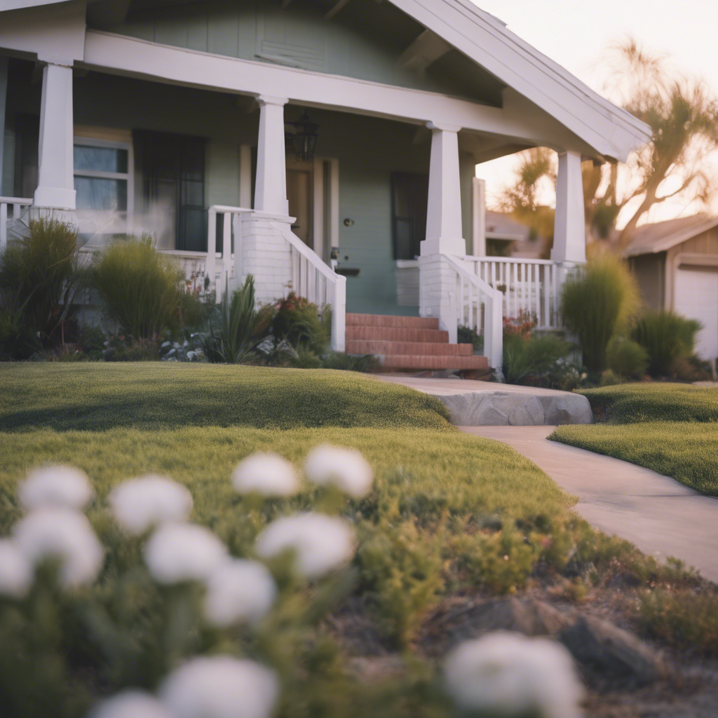 Cottage Front Yard in Santee