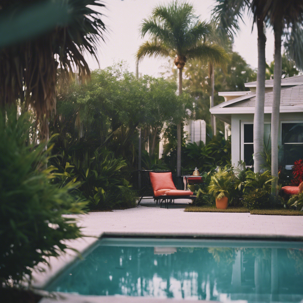 Modern Back Yard in Sarasota