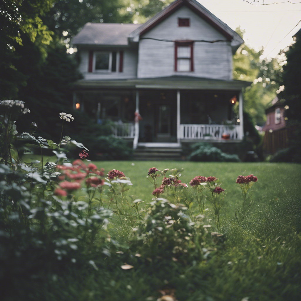 Cottage back yard in Schenectady