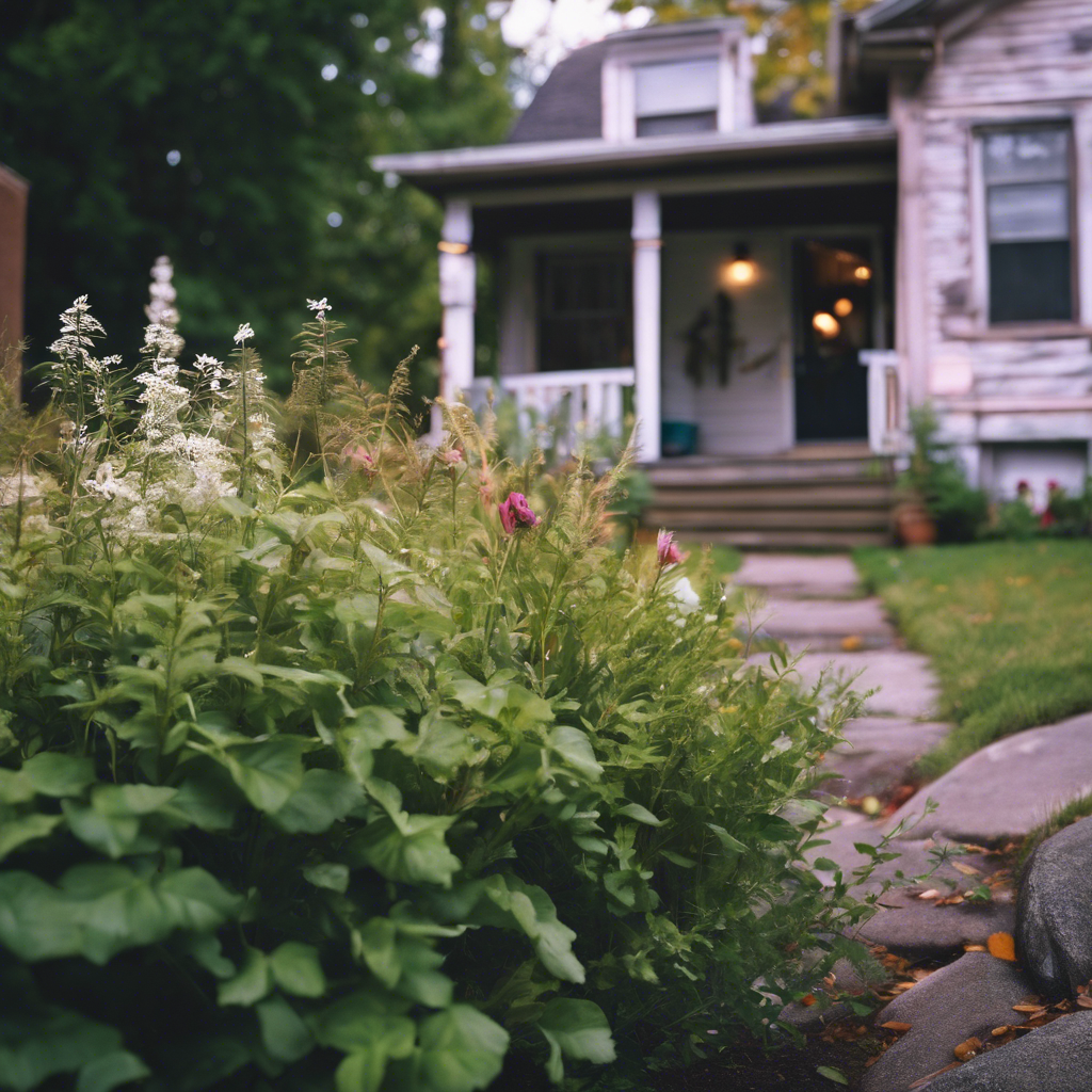 Cottage front yard in Schenectady