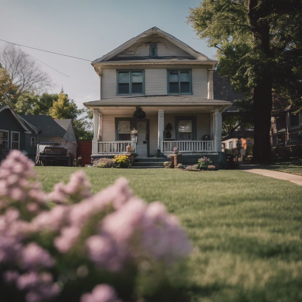 Cottage Front Yard in Shawnee