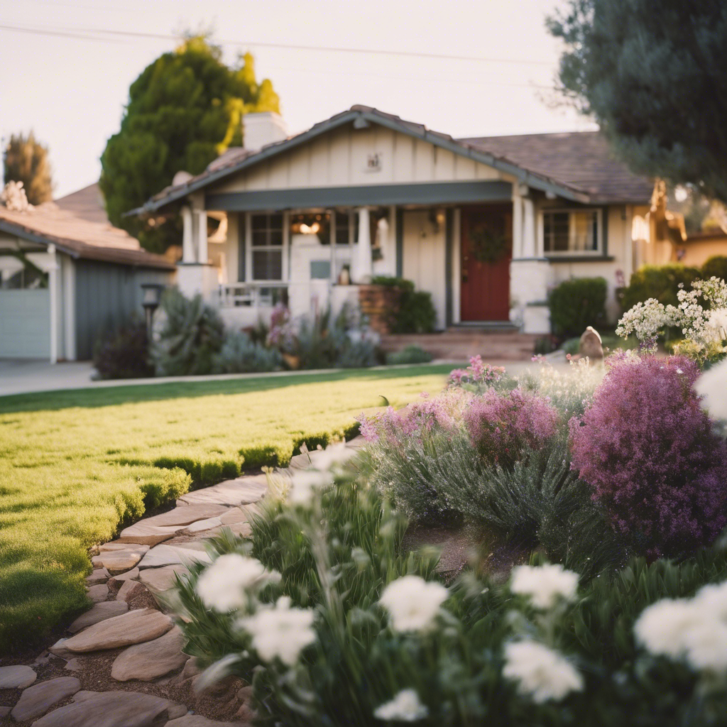 Cottage Front Yard in Simi Valley