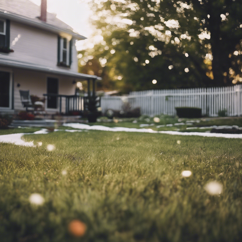 Modern back yard in Springfield