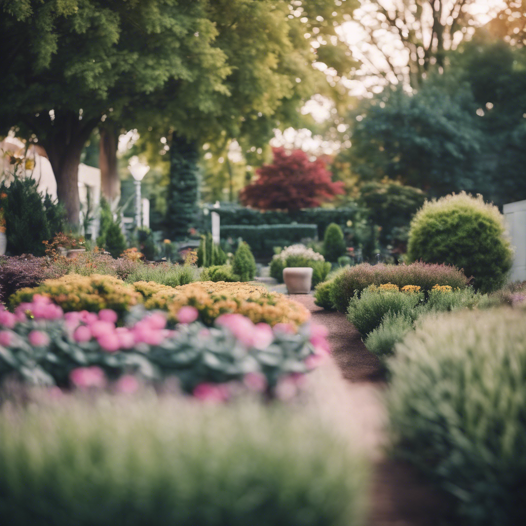 Modern garden in Springfield