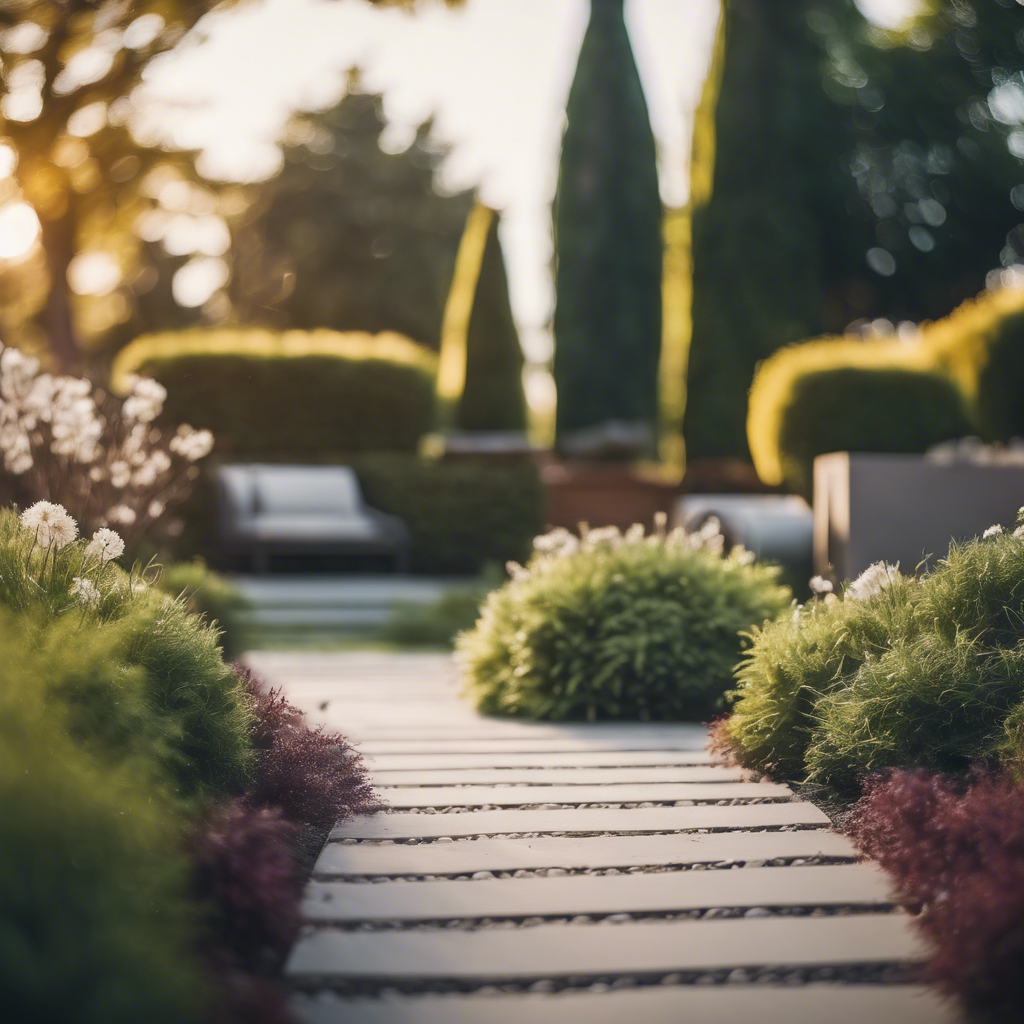 Modern landscape design in Springfield