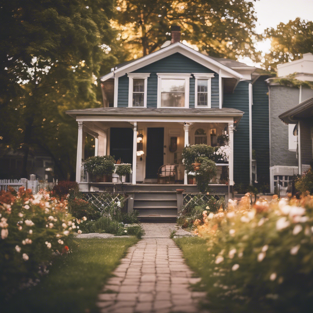 Cottage side yard in Springfield