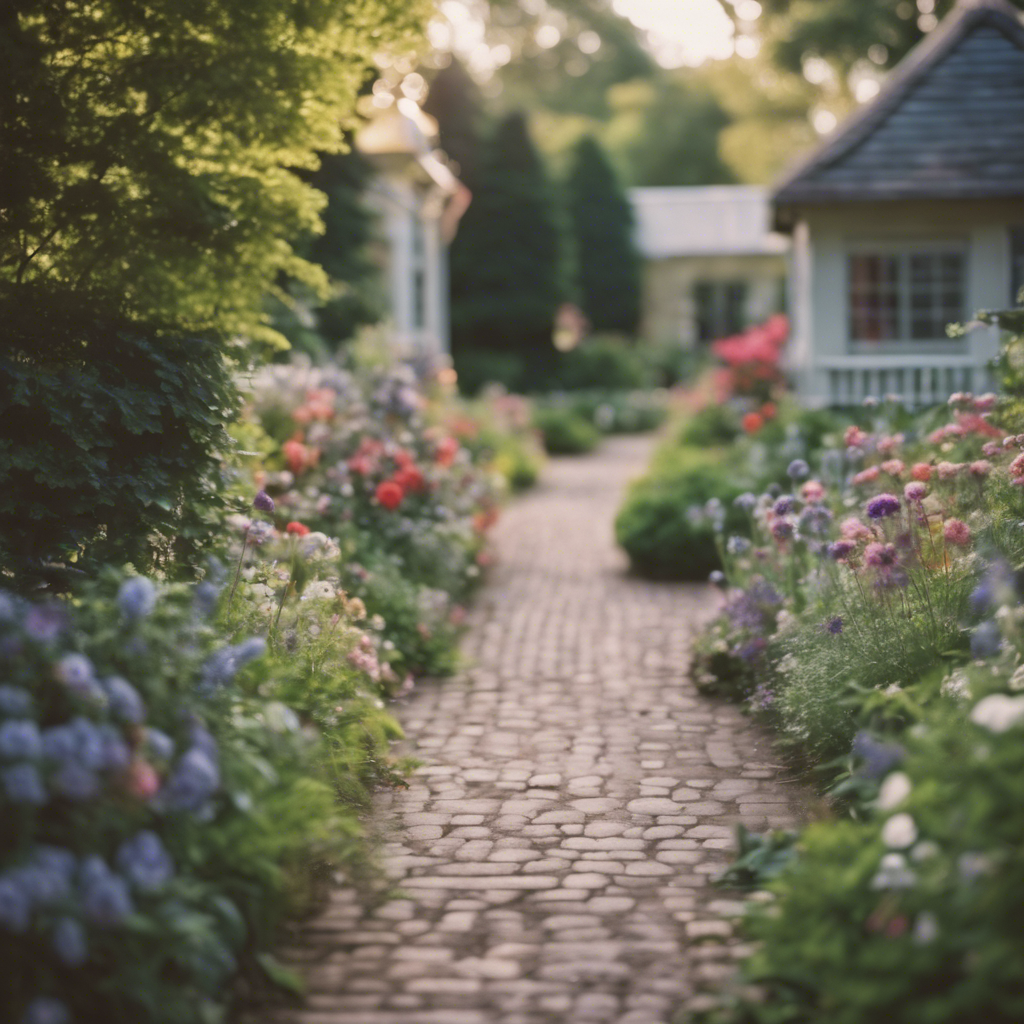 St. Cloud cottage garden path