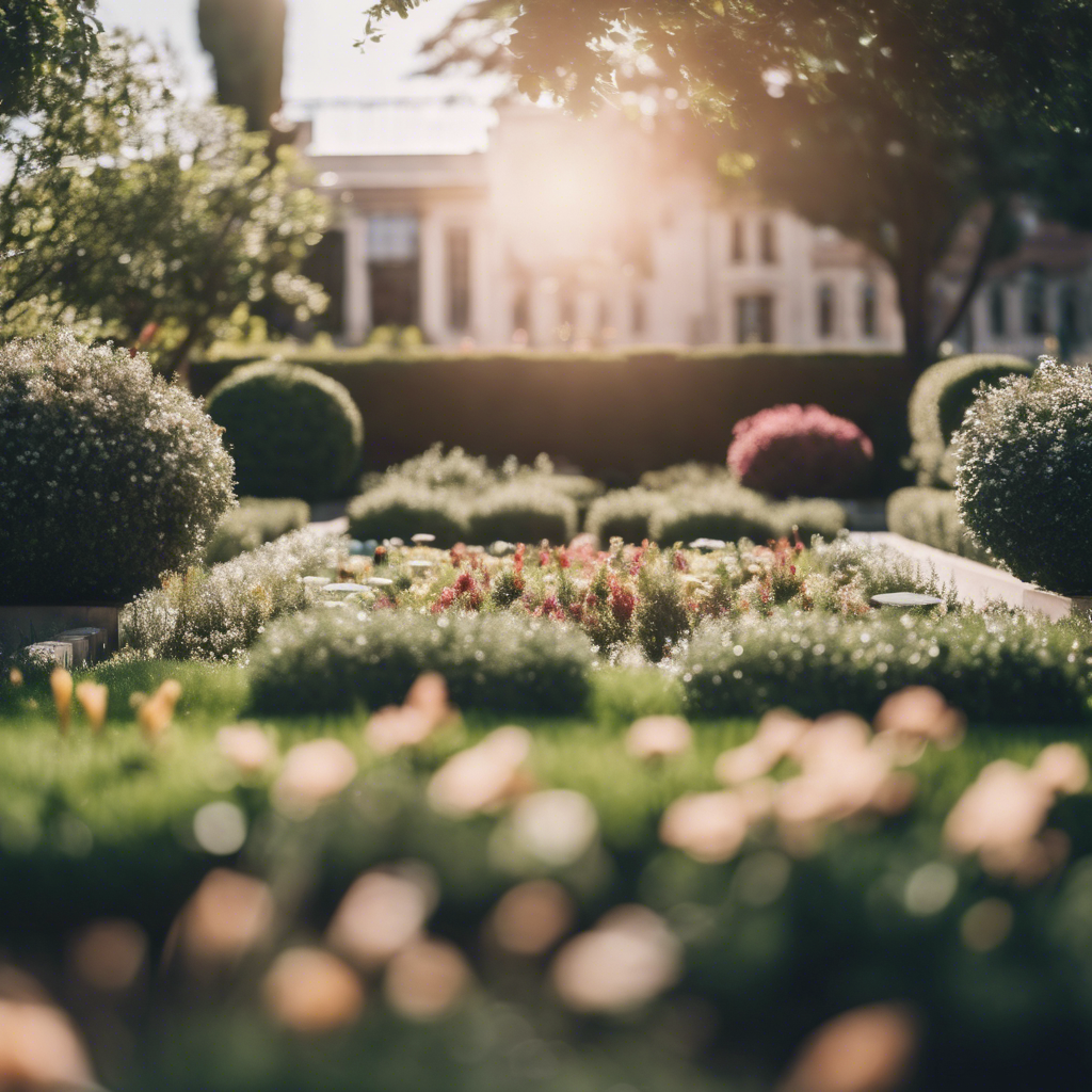 Modern garden in St. Peters