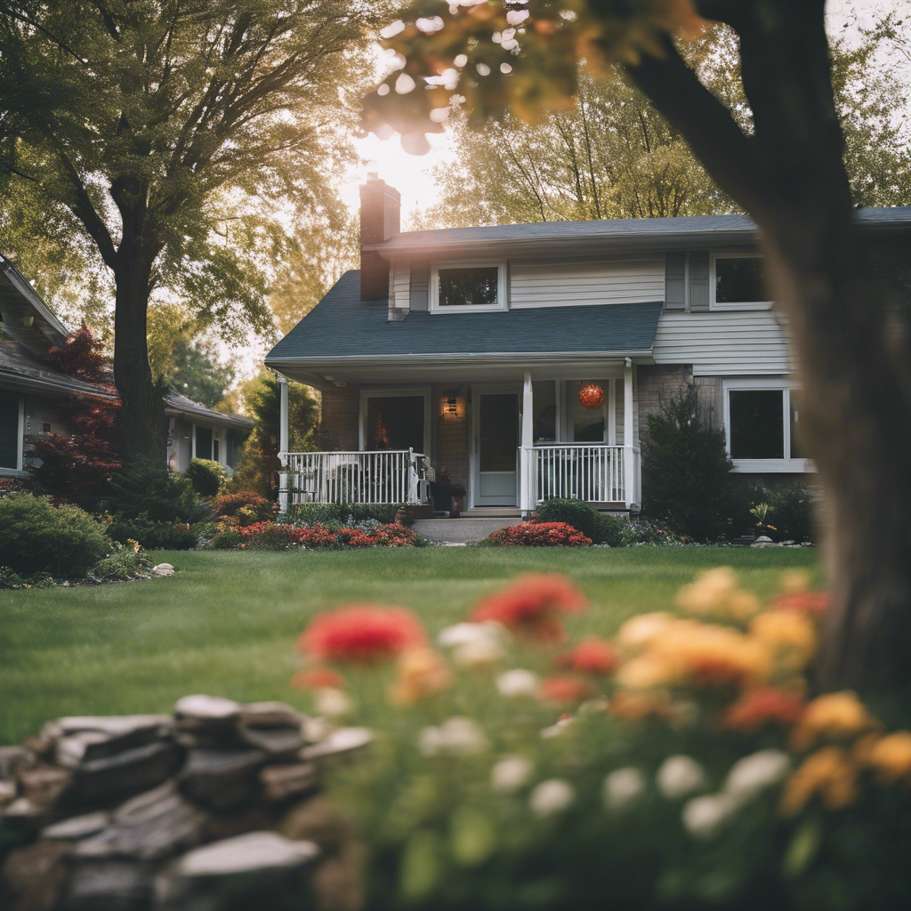 Cottage back yard in Sterling Heights