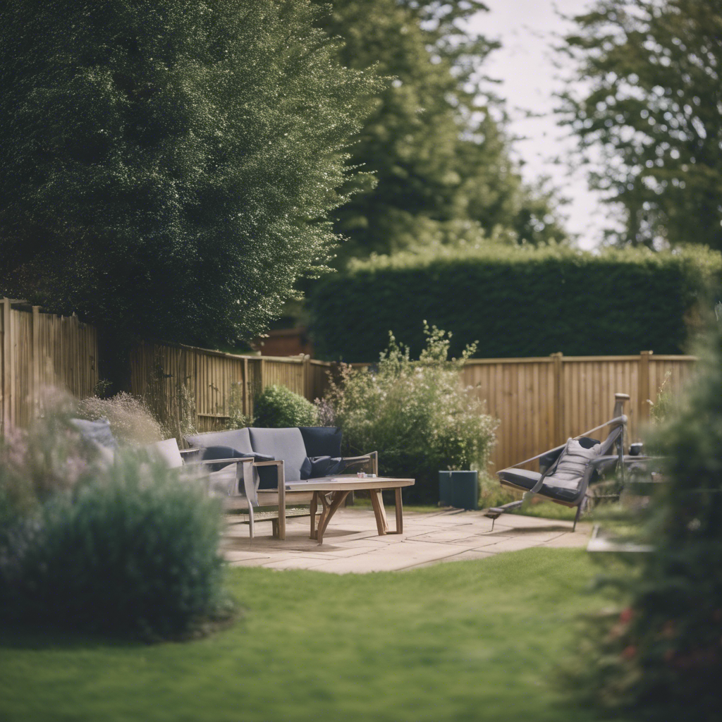 Modern Back Yard in Suffolk