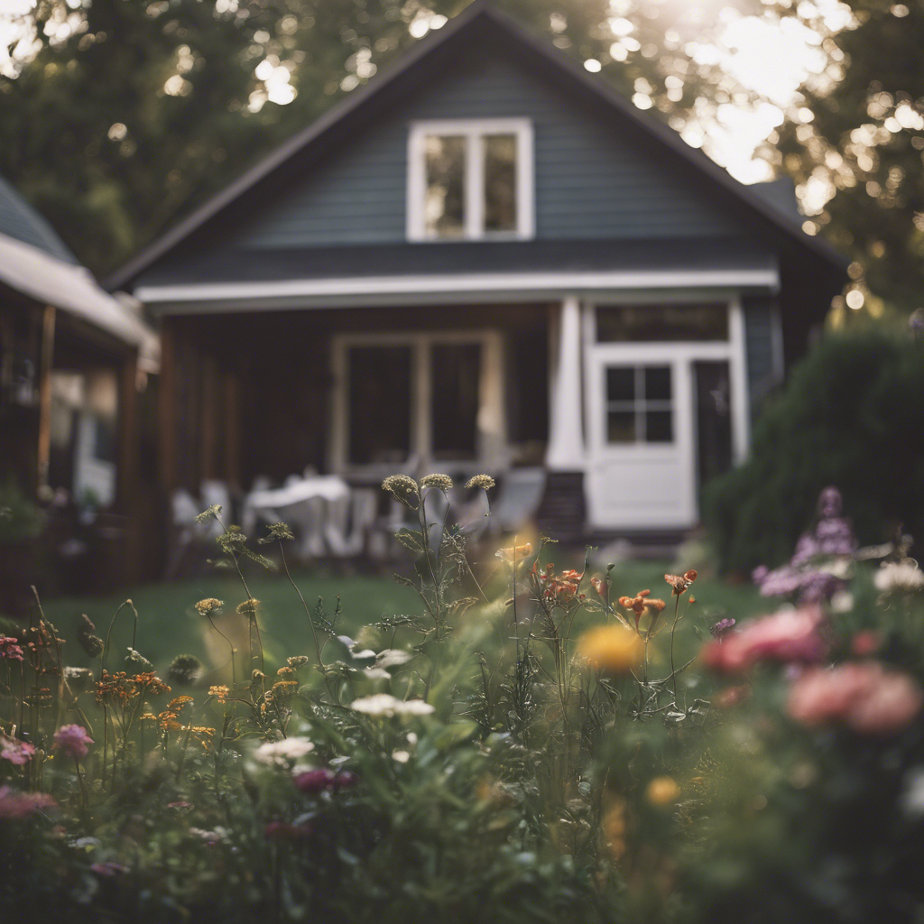 Cottage back yard in Taylor