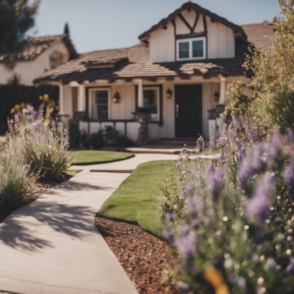 Cottage Front Yard in Temecula
