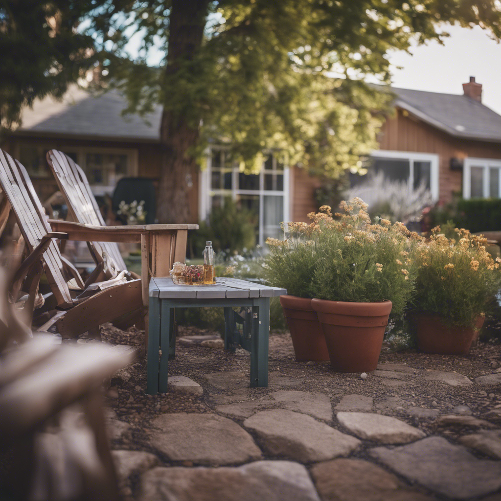 Cottage Back Yard in Thornton
