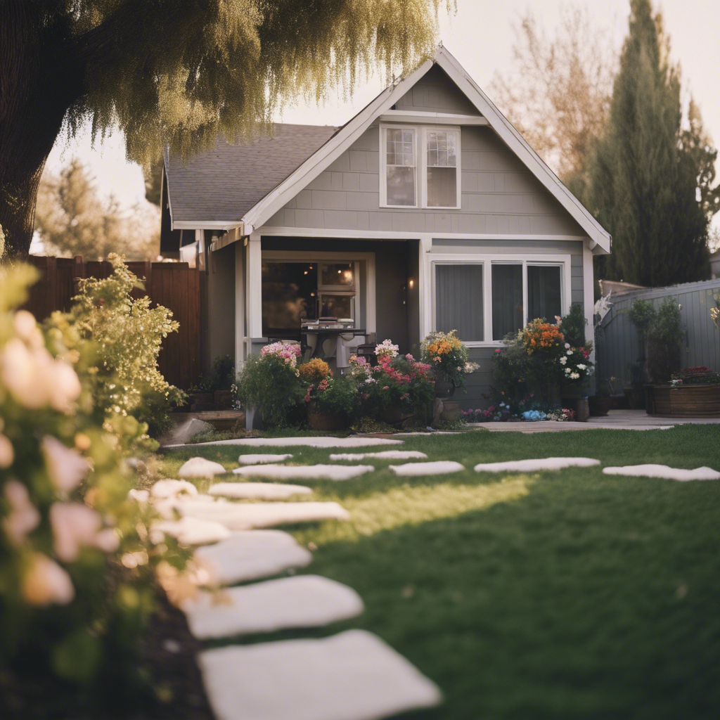 Cottage Back Yard in Tracy