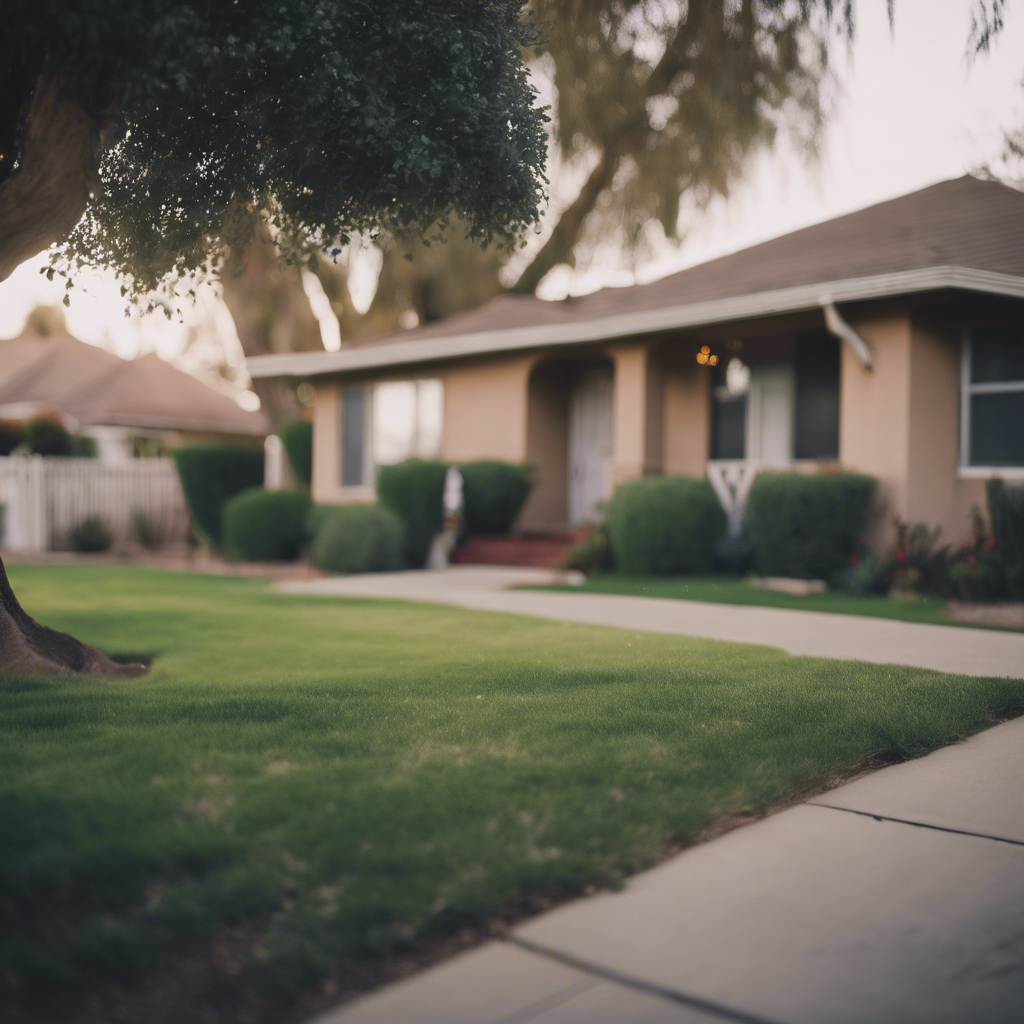 English Front Yard in Tulare