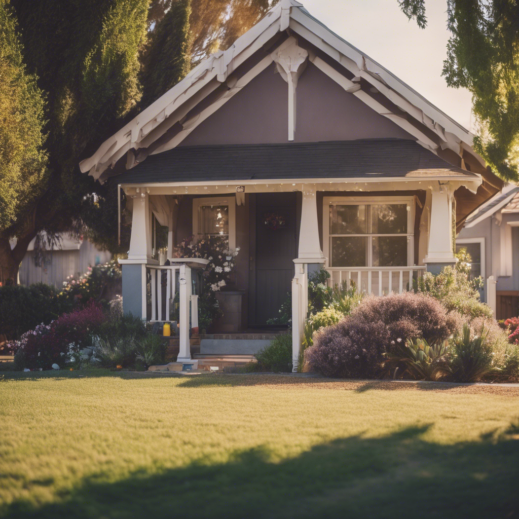 Cottage front yard in Turlock