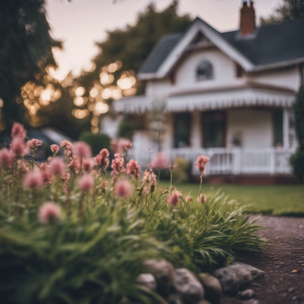 Cottage front yard in Westland