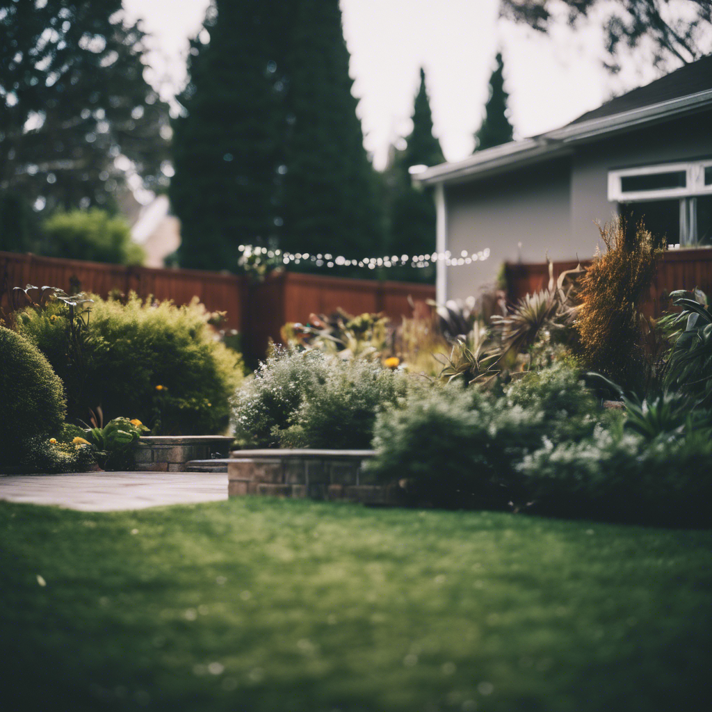 Modern back yard in Westland