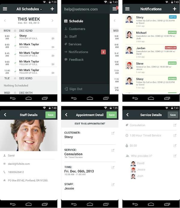 android appointment app