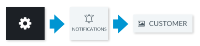 A menu selection path showing notifications.