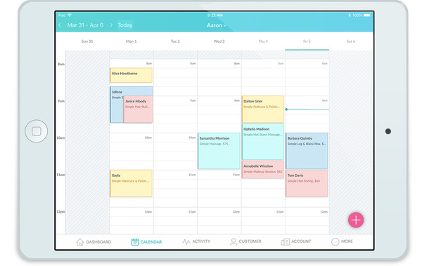 ipad calendar