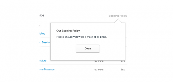 booking rules