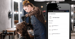 Customized online salon booking system on phone