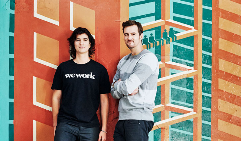 Adam Neumann (34 ans), Miguel McKelve (34 ans), WeWork (1,5 milliard USD) 