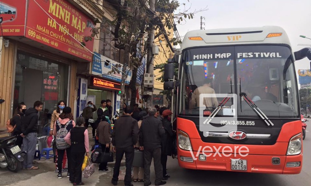 Xe giường nằm đi Đồng Hới từ Hà Nội: Minh Mập