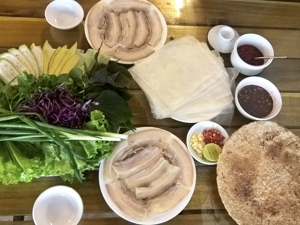 Bánh tráng thịt heo