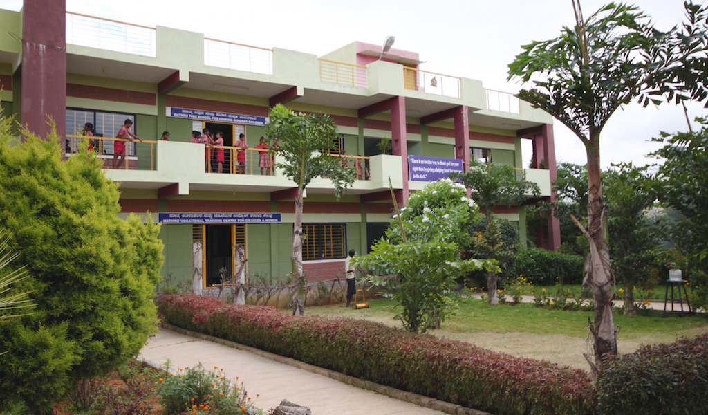 The deaf school building