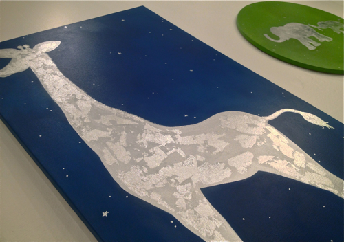 Silver Leafed Animal Silhouettes
