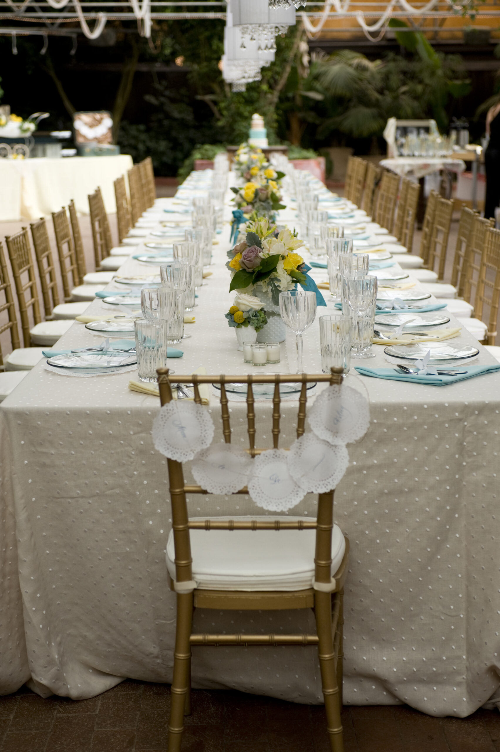 Gender Neutral Baby Shower Table Setting