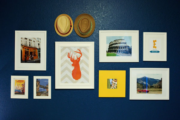 Vintage Blue Nursery Gallery Wall