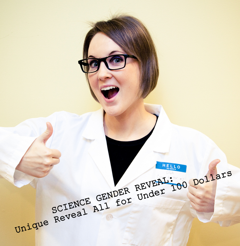 Science Themed Gender Reveal