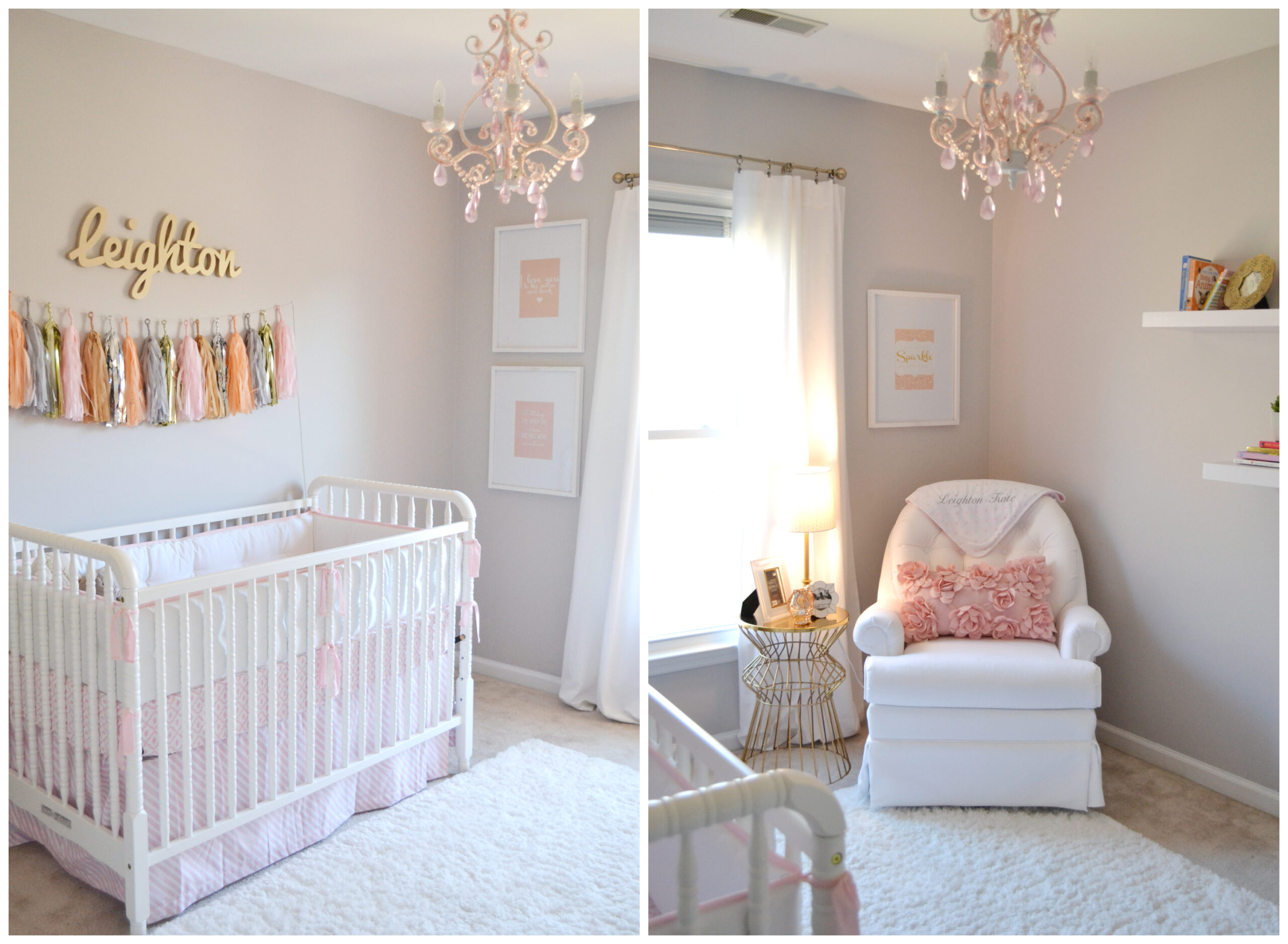 Pink and Gold Nursery