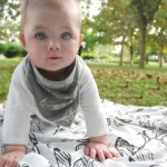 Bamboo Blankie and Bibs Bandana from Nest Designs