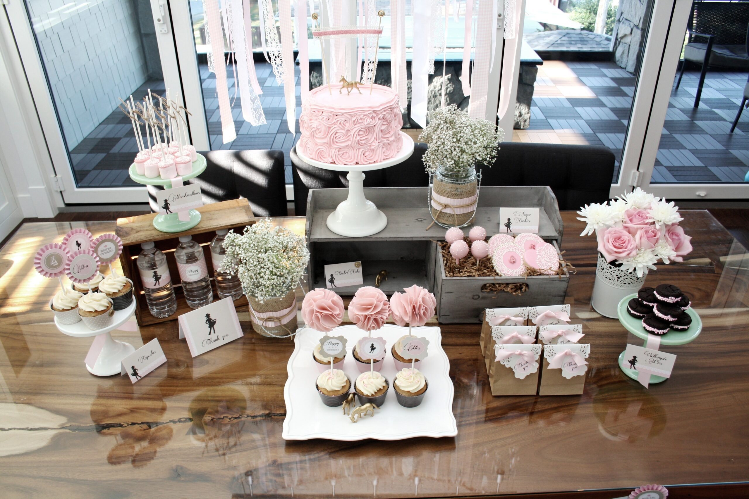 Vintage Lace Cowgirl Birthday Party
