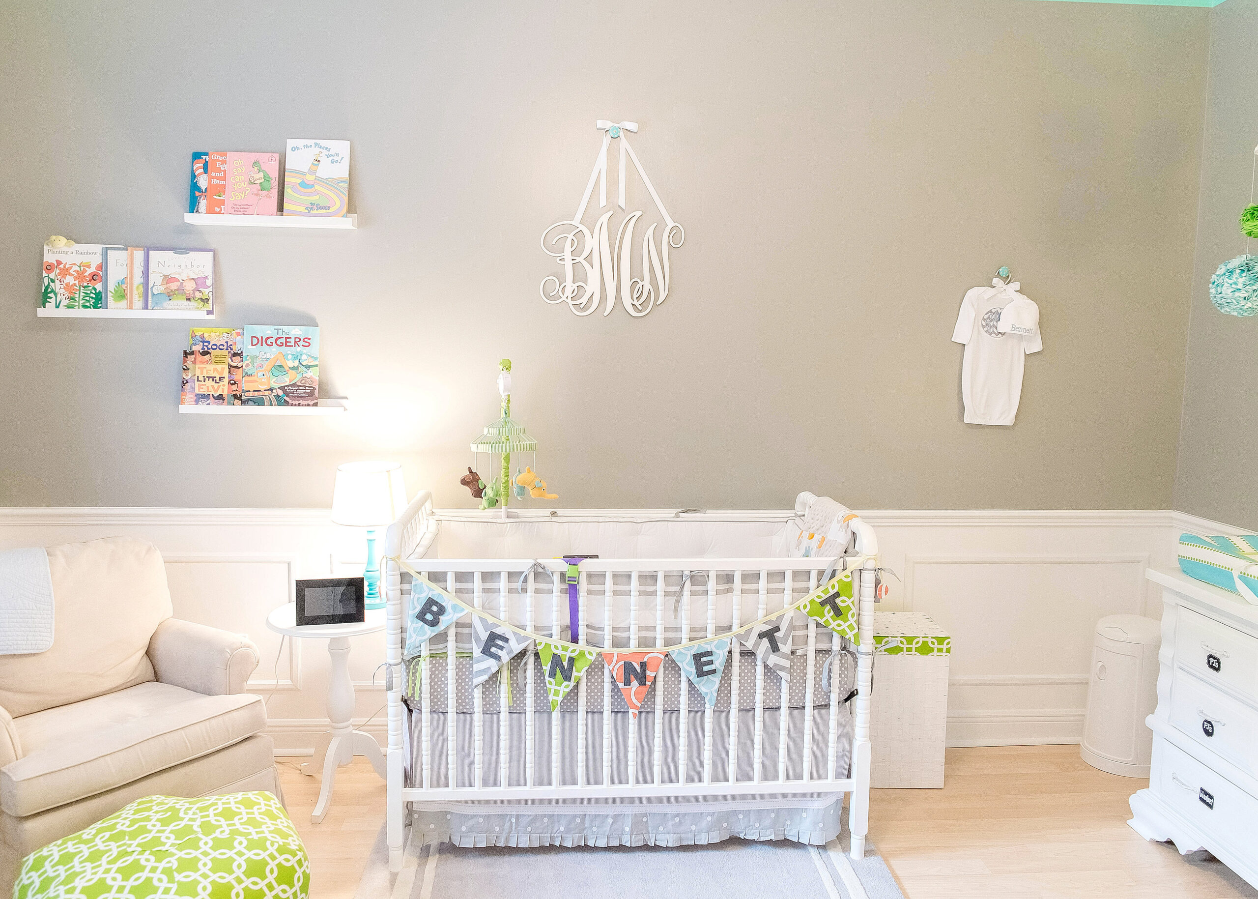 Gray and White Nursery