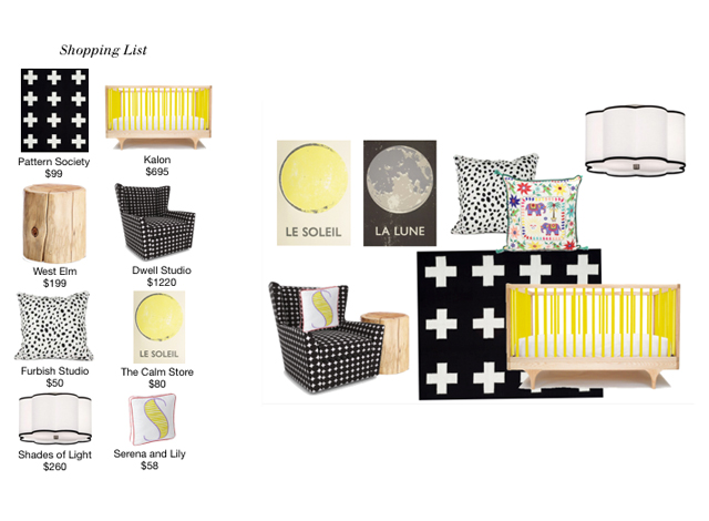 Nursery Style Board from Decorist