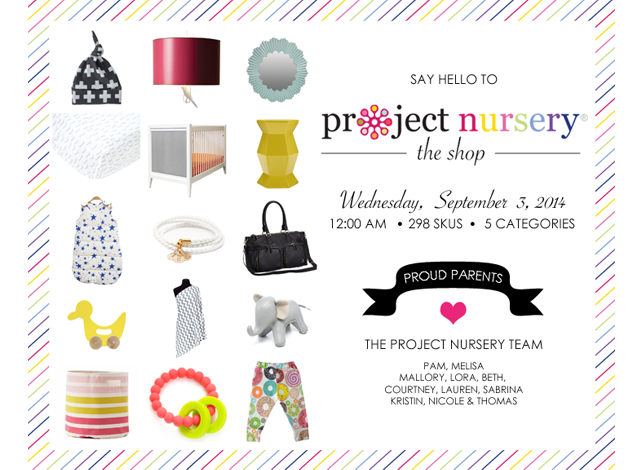 Project Nursery Shop Announcement