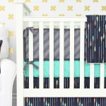 Navy Arrow Crib Bedding from Caden Lane