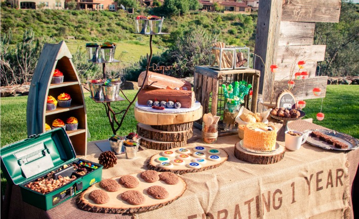 Camp-Themed Birthday Party Dessert Table - Project Nursery