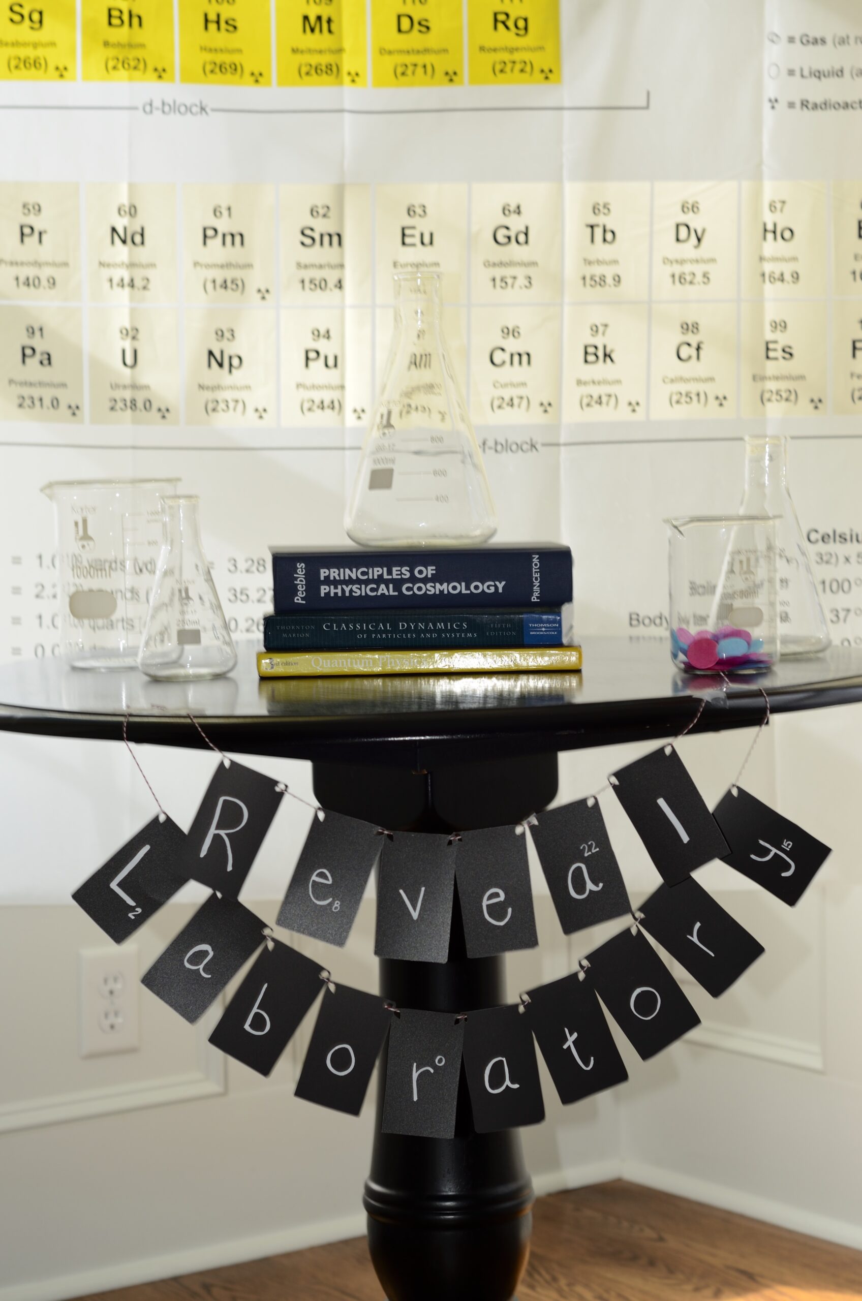 Science Theme Gender Reveal Party